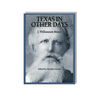 Book cover of Texas in other days 