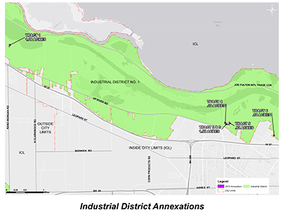 Industrial District No. 1 Annexation Area Map