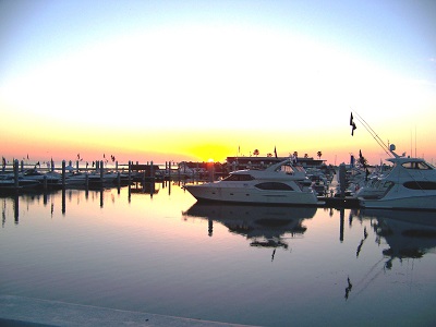 Sunset over Marina